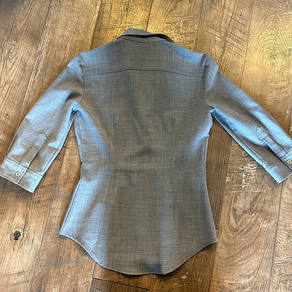 Theory charcoal button down size small - Picture 3 of 3